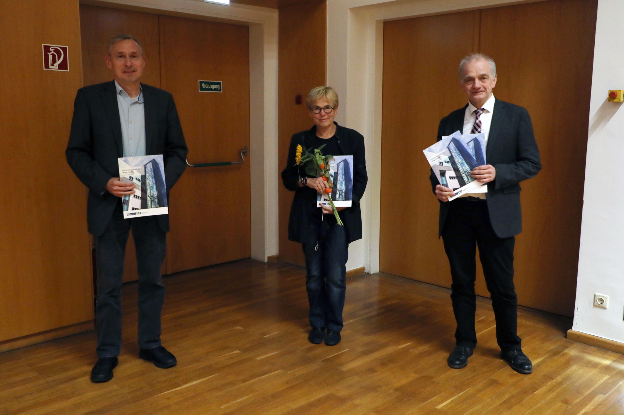 Prof. Leßmann, Prof. Keilhoff, Prof. Rothkötter